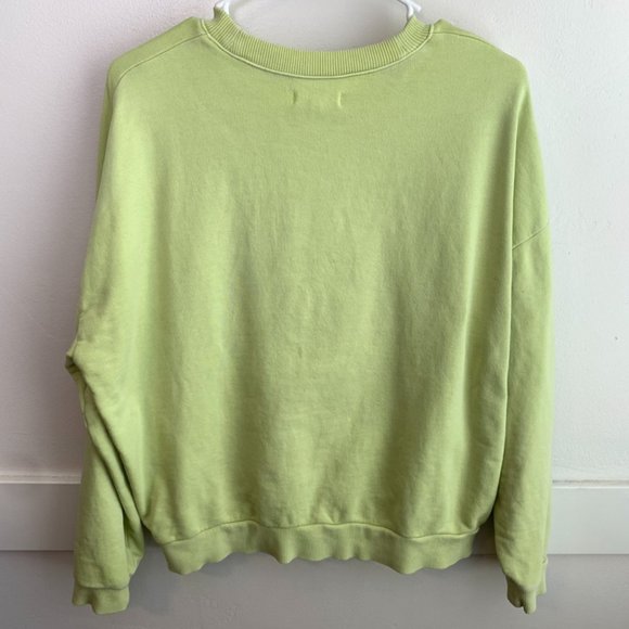 Madewell Light Green Long Sleeve Sweatshirt - Picture 2 of 5